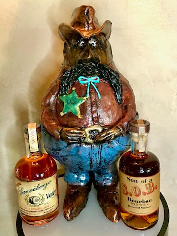 Sculpted Sheriff With Alcohol